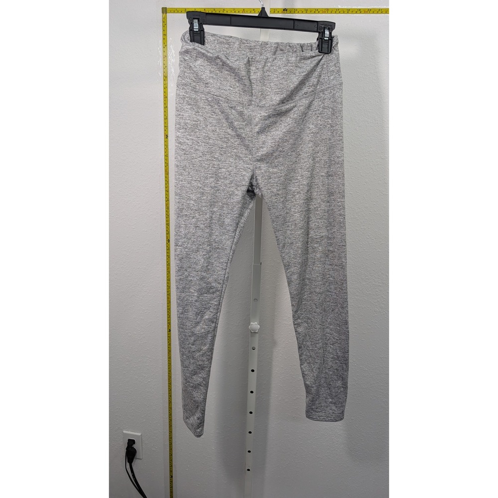 Classic Concepts Womens Heather Grey Space Dye High Waisted Leggings Size L‎